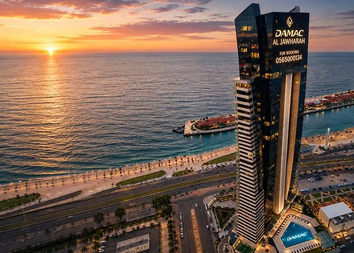 شقه باإطلالة بحرية برج داماكDamacAlJawharah